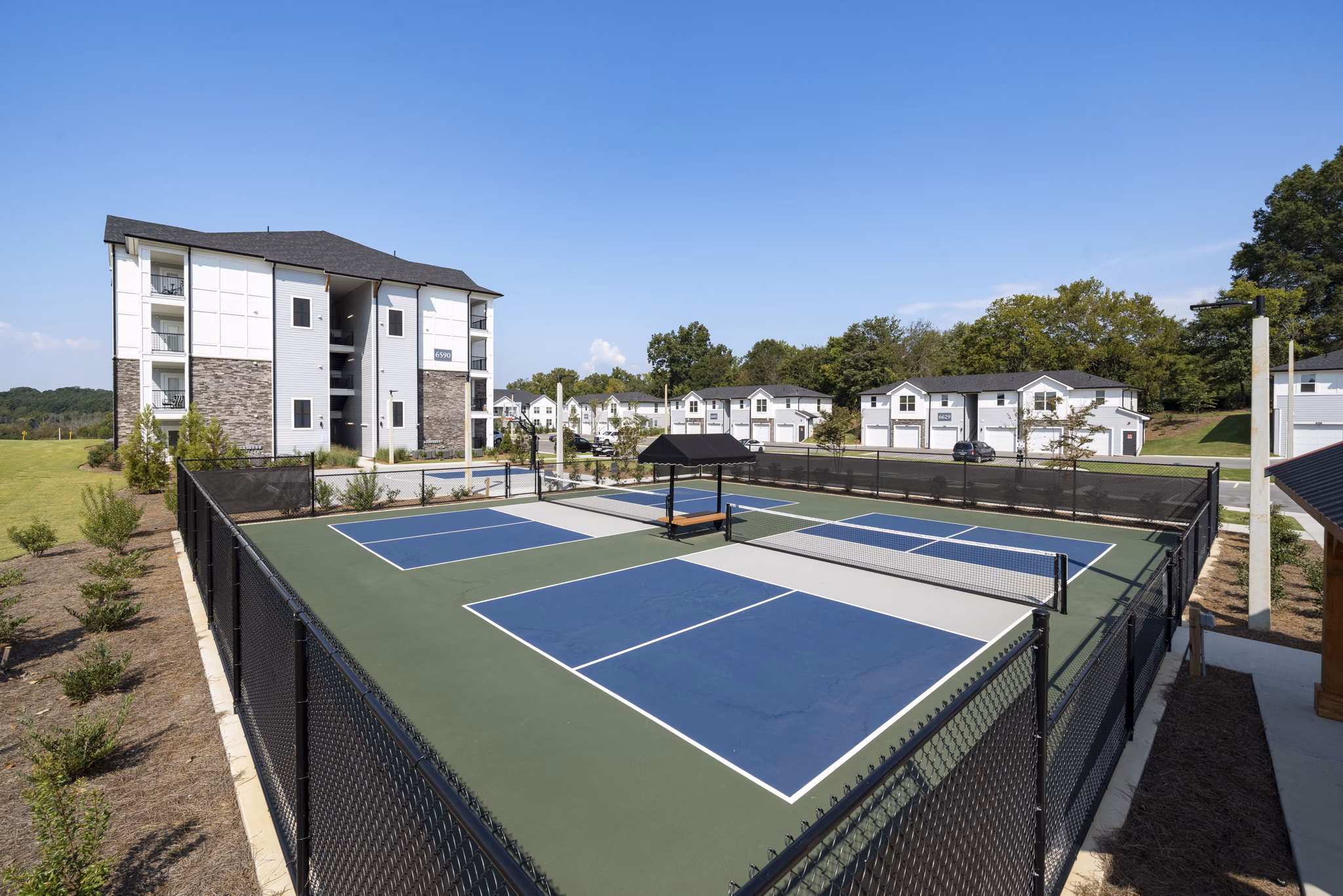 Recreational Area at The Hudson Apartments