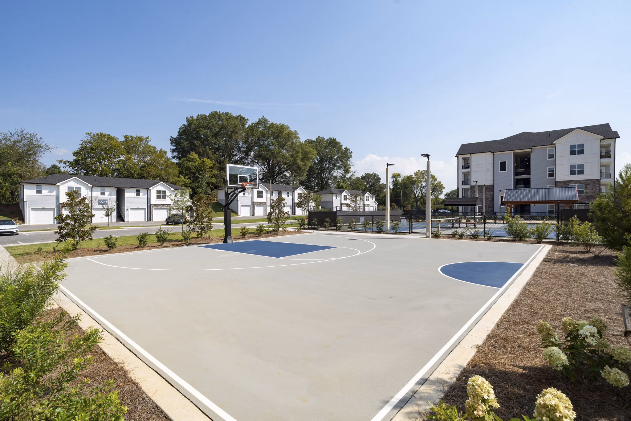 Recreational Area at The Hudson Apartments