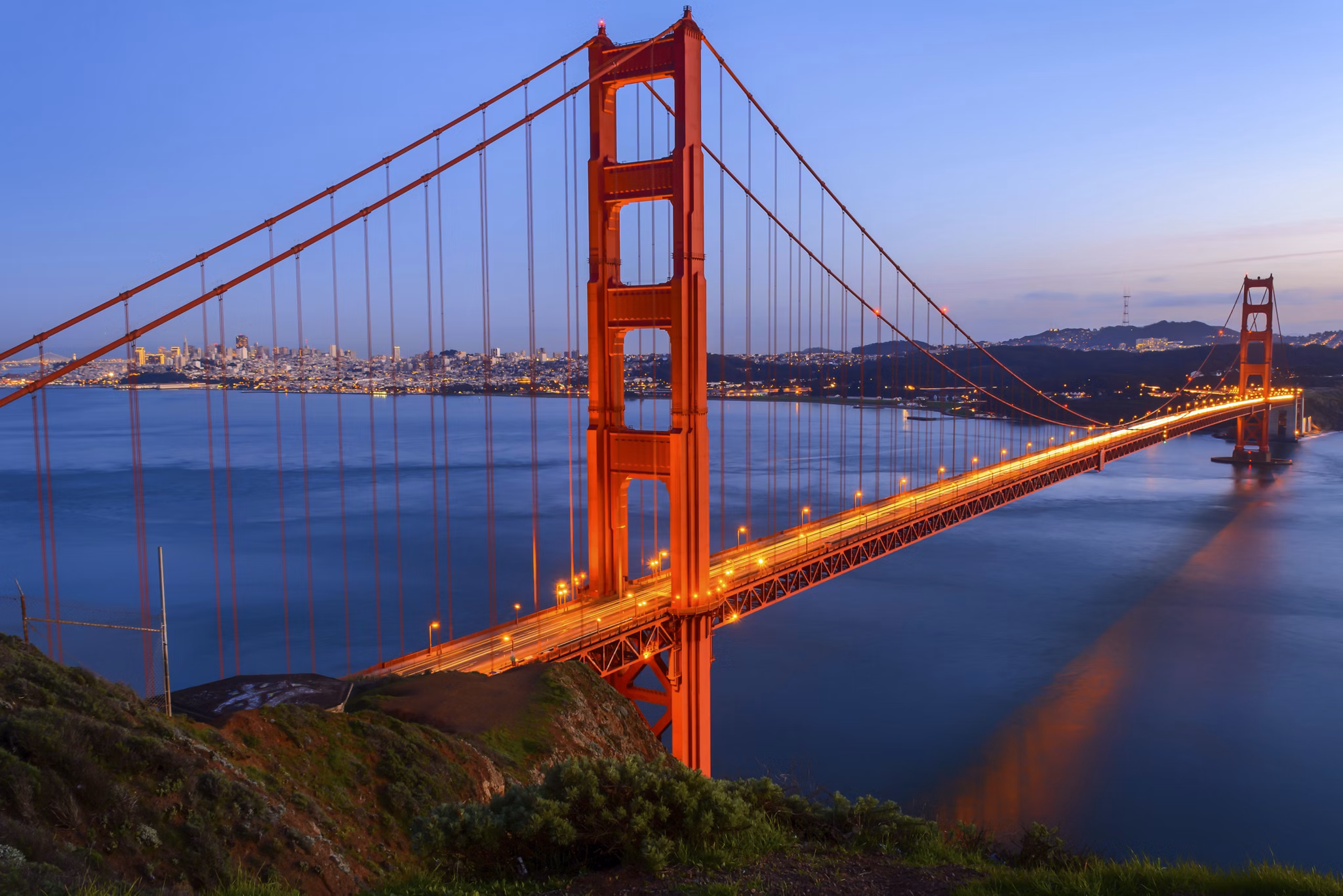 Geary Courtyard Apartments: Scenic view from luxury apartments in San Francisco