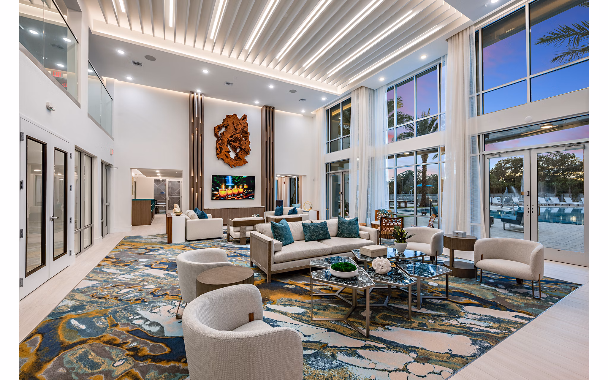 Clubhouse/Lobby at Futura at Nona Cove Apartments