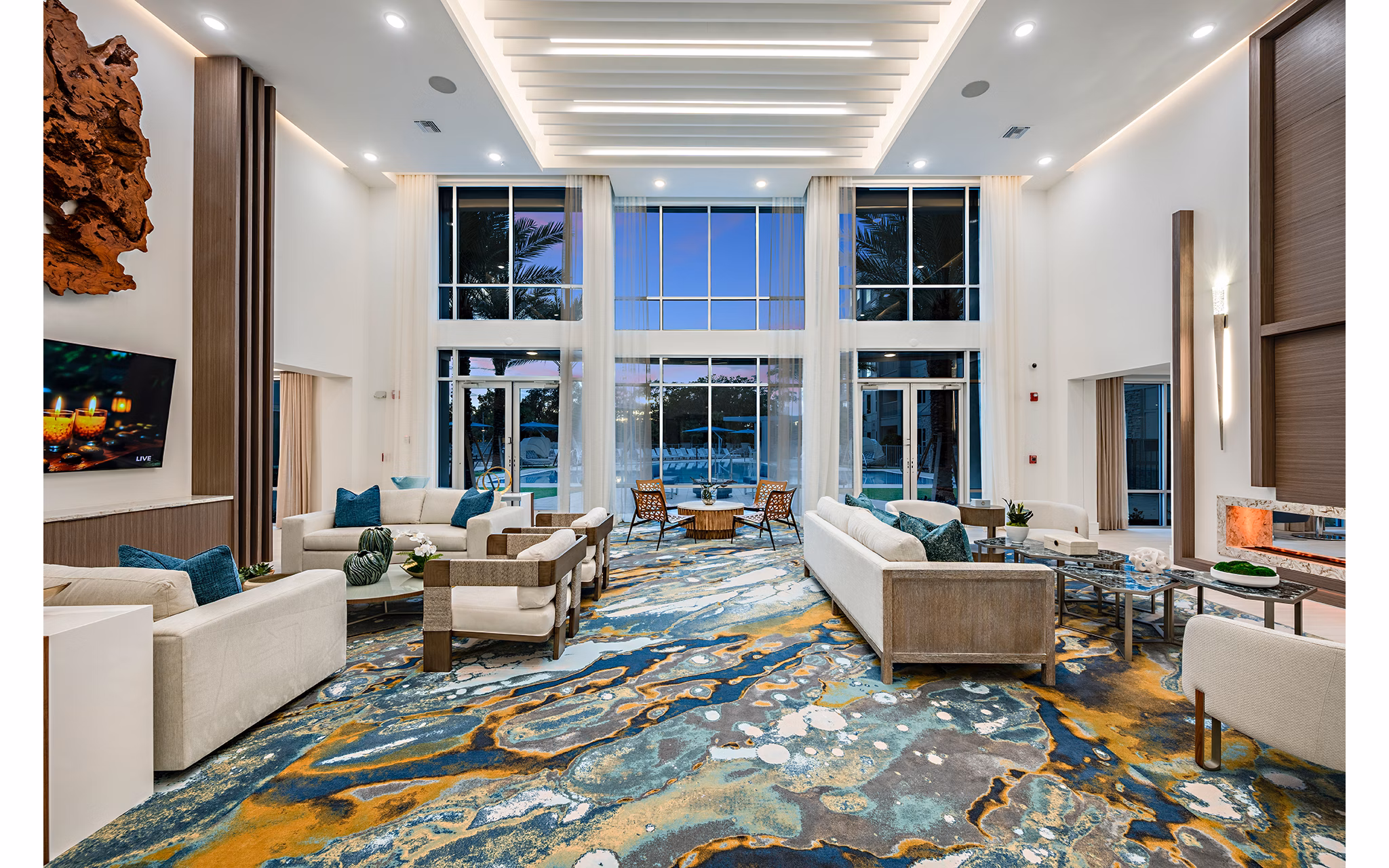 Clubhouse/Lobby at Futura at Nona Cove Apartments