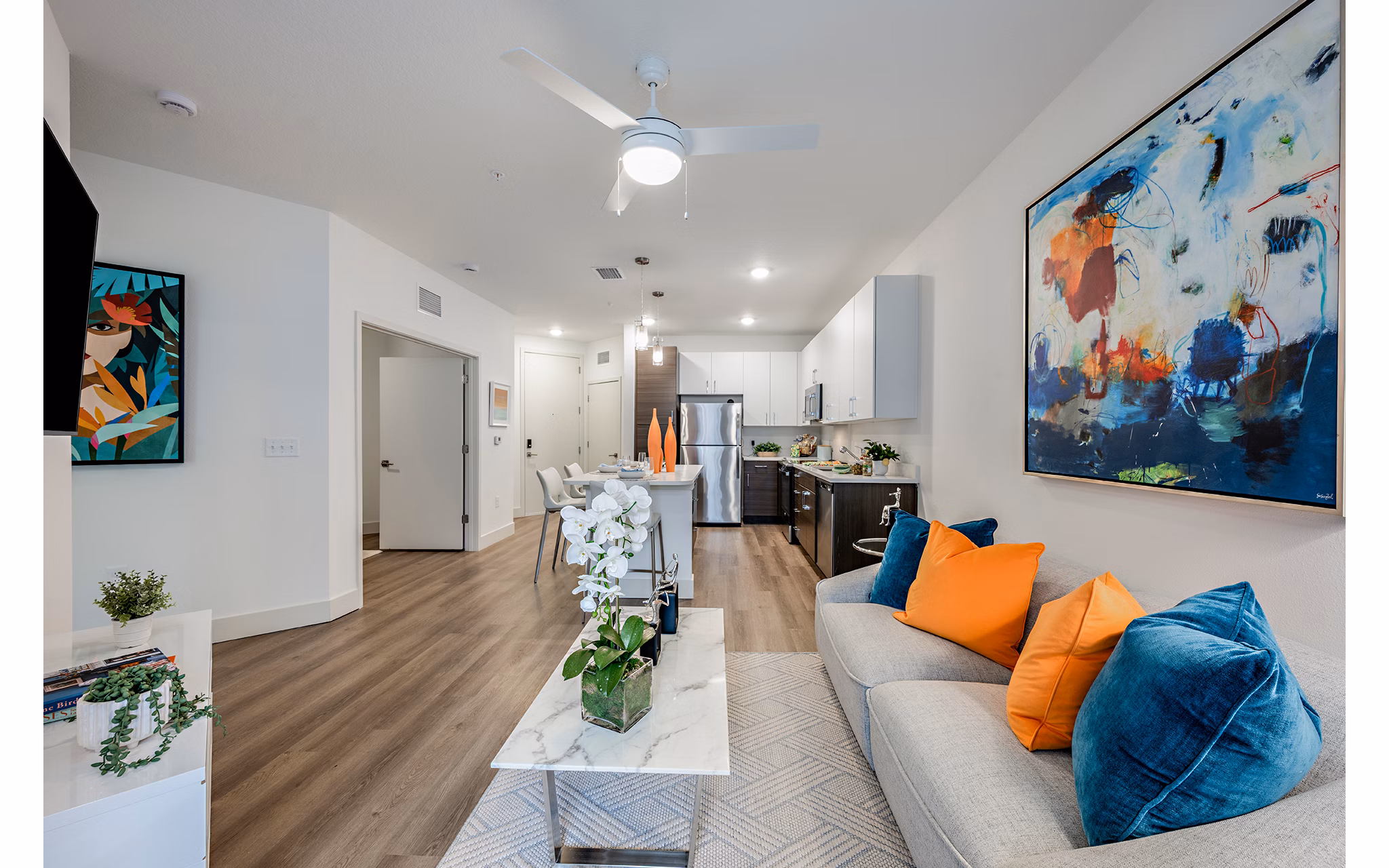 Living Room at Futura at Nona Cove Apartments