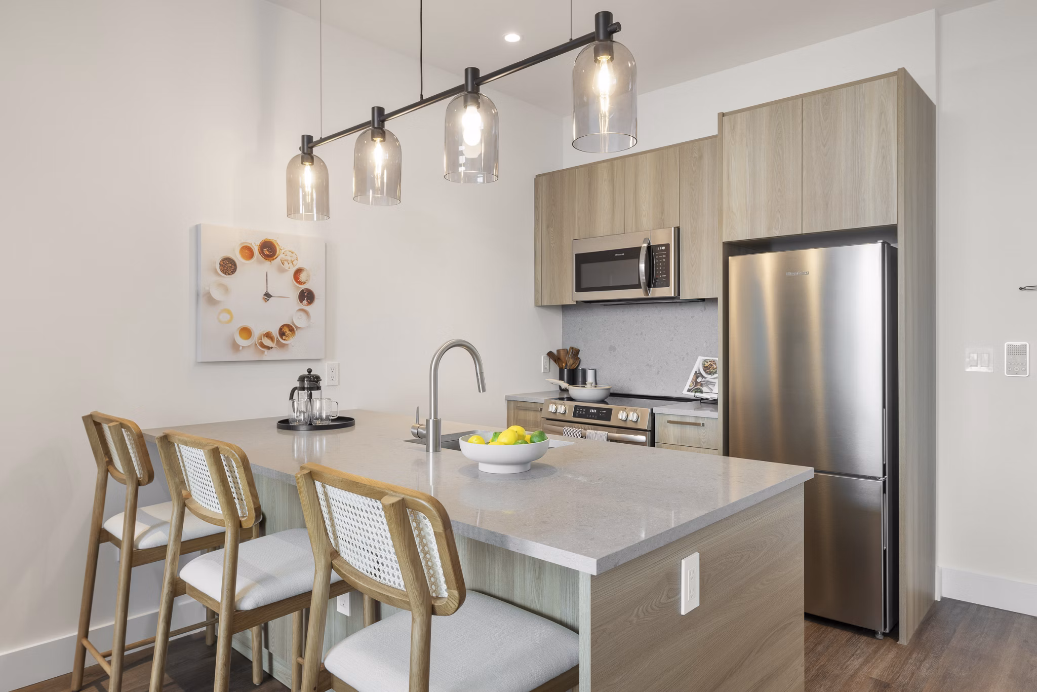 kitchen at Hearthstone Apartments
