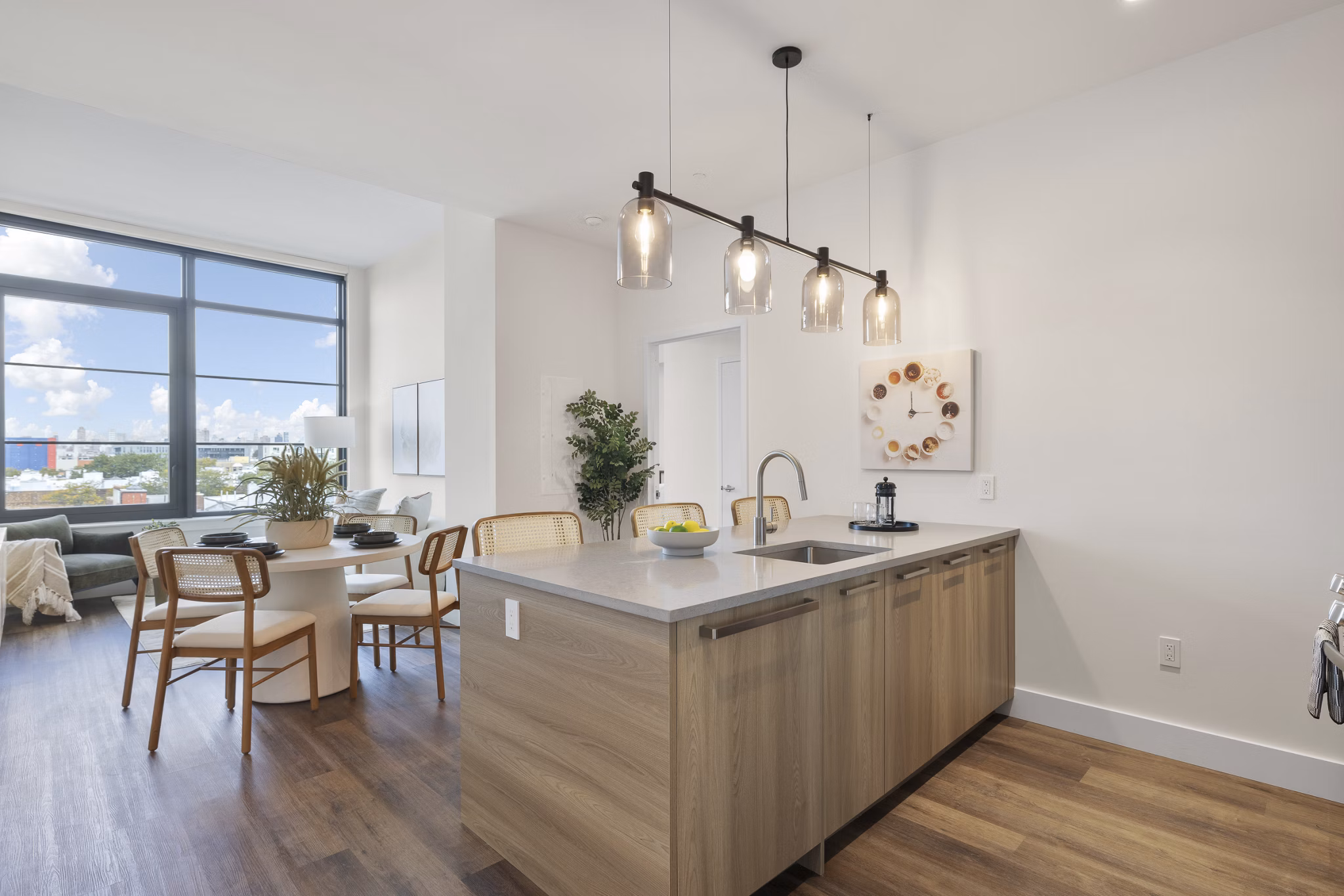 kitchen at Hearthstone Apartments