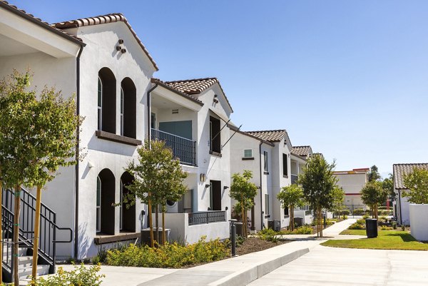 building at The Charlie Perris Apartments