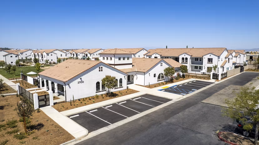 view at The Charlie Perris Apartments