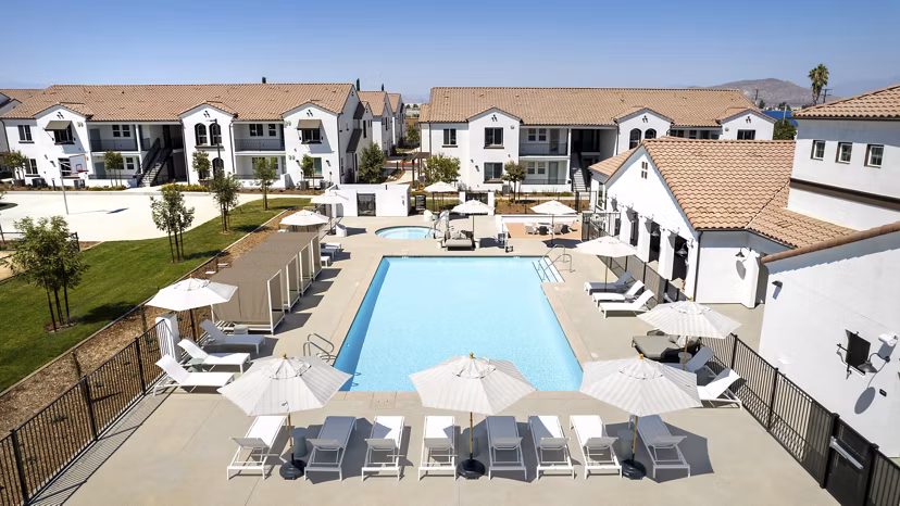 view at The Charlie Perris Apartments