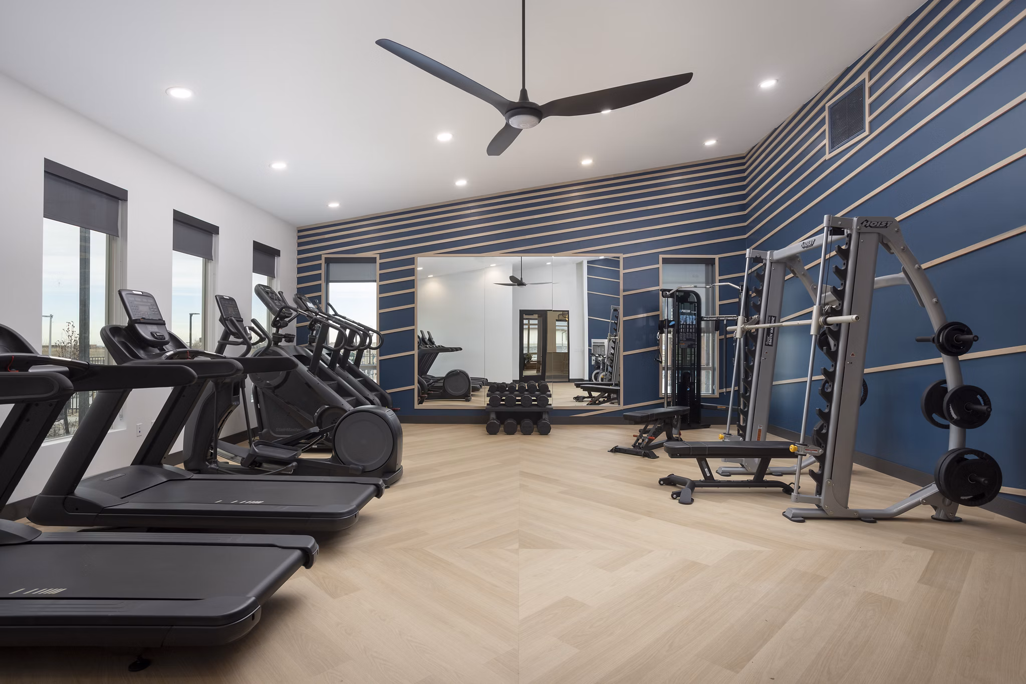 fitness center at Prose Murphy Creek Apartments