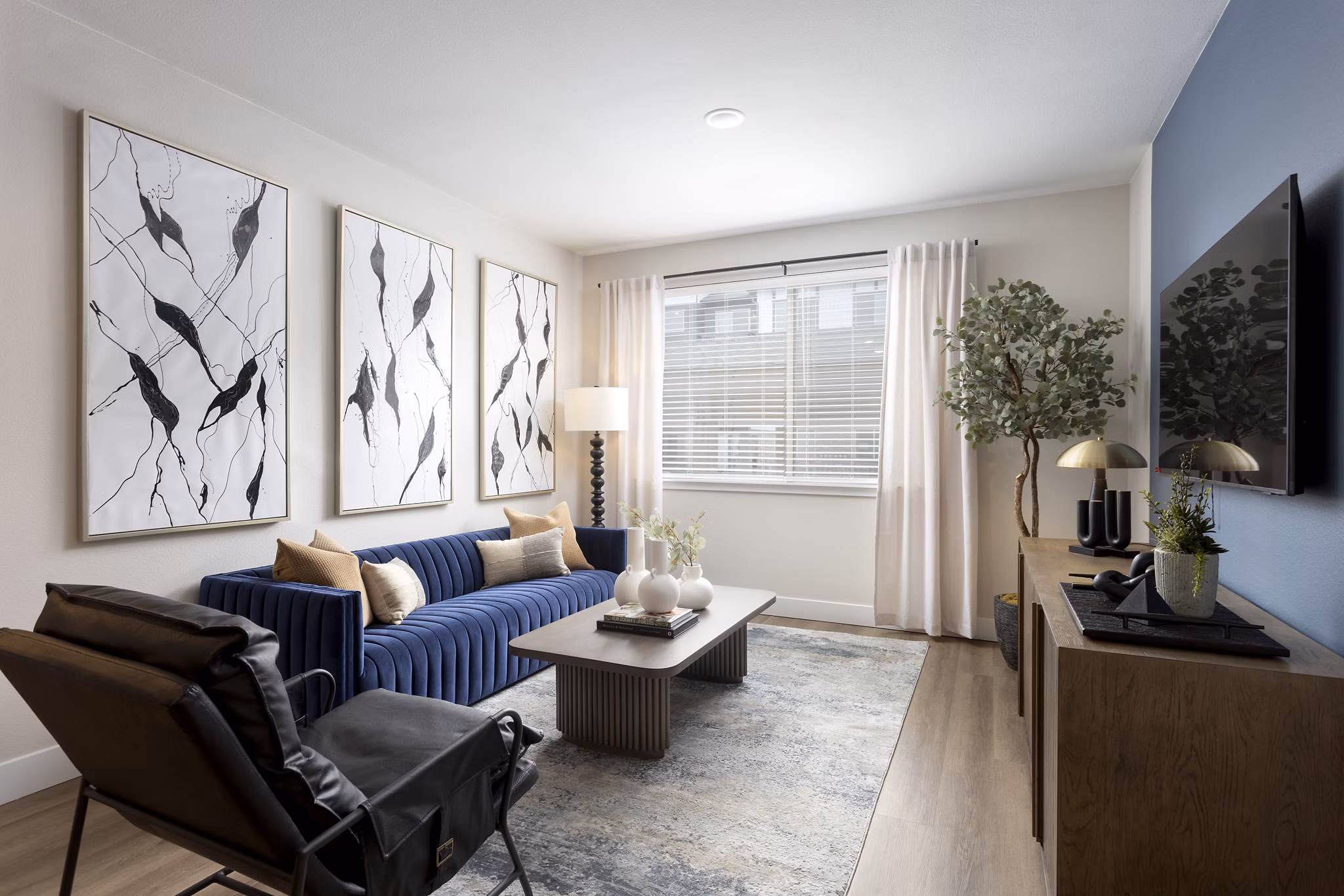 living room at Prose Murphy Creek Apartments