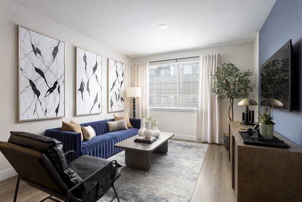 living room at Prose Murphy Creek Apartments