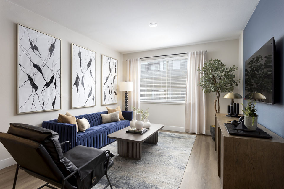 living room at Prose Murphy Creek Apartments