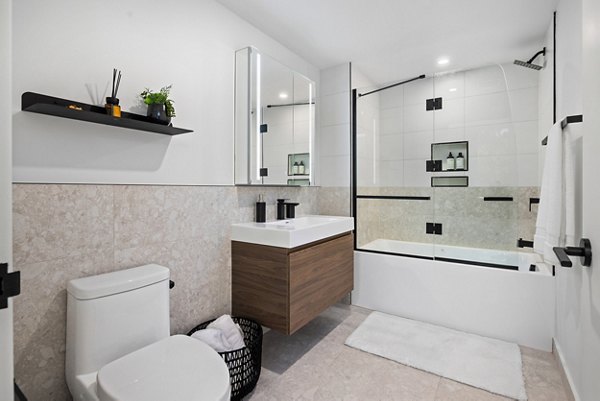 bathroom at Residences at Nomi Apartments
