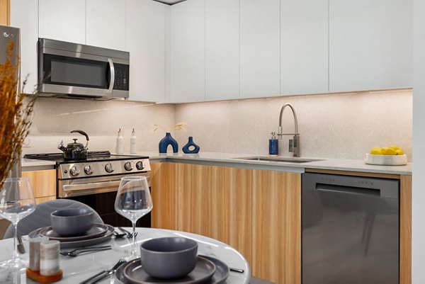 kitchen at Residences at Nomi Apartments