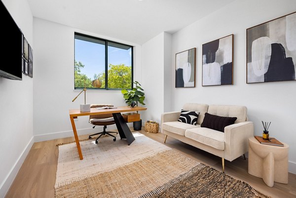 living room at Residences at Nomi Apartments