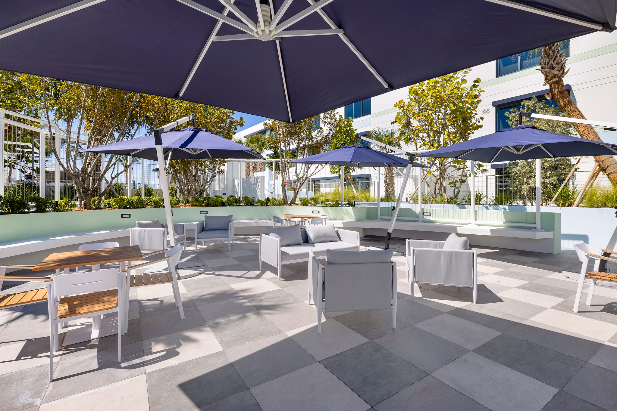 patio at Residences at Nomi Apartments
