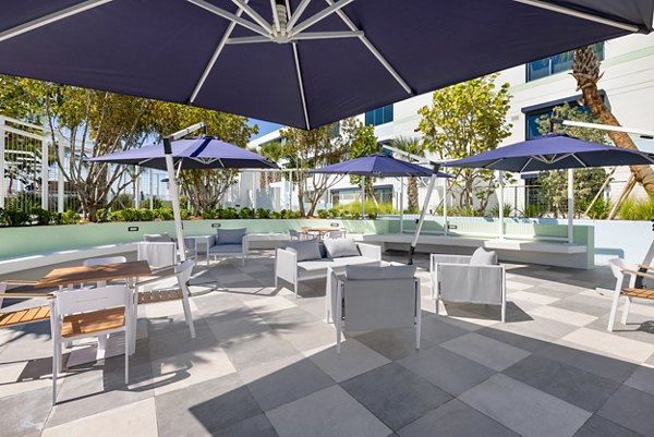 patio at Residences at Nomi Apartments