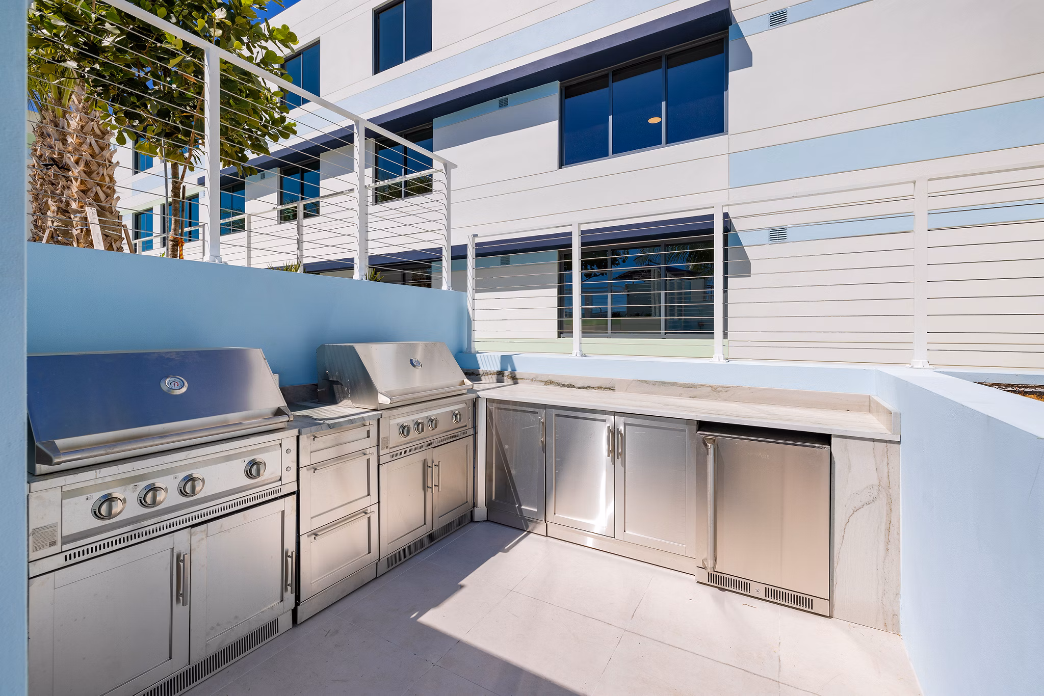 patio at Residences at Nomi Apartments