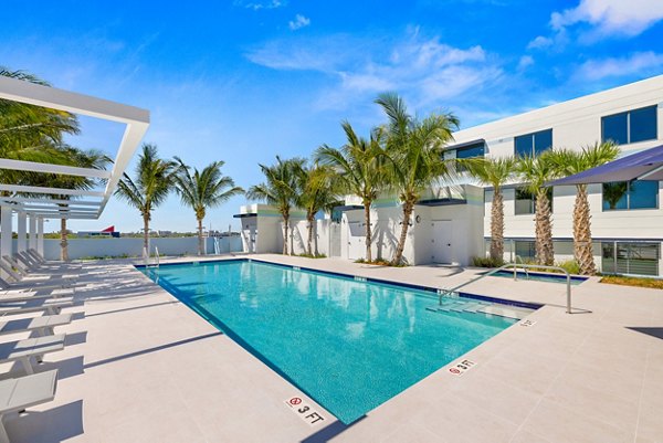 pool at Residences at Nomi Apartments 