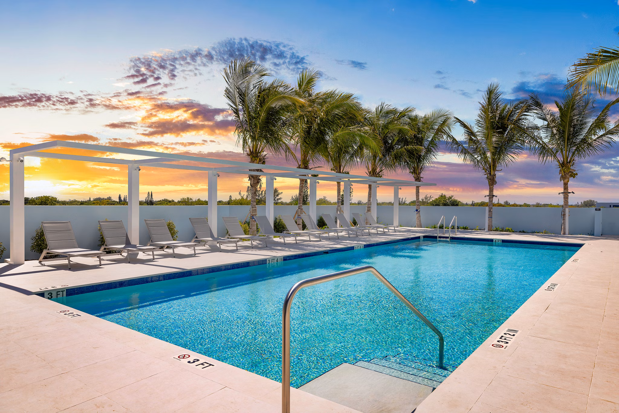 pool at Residences at Nomi Apartments