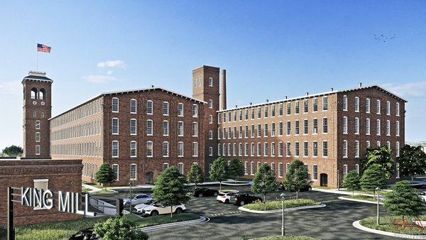 rendering at The Lofts at King Mill Apartments