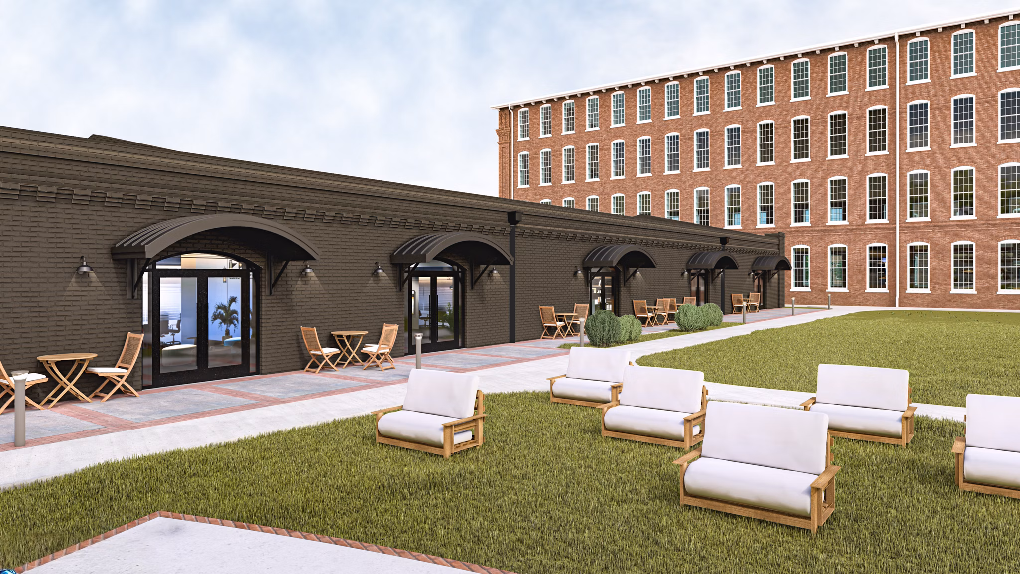 rendering at The Lofts at King Mill Apartments