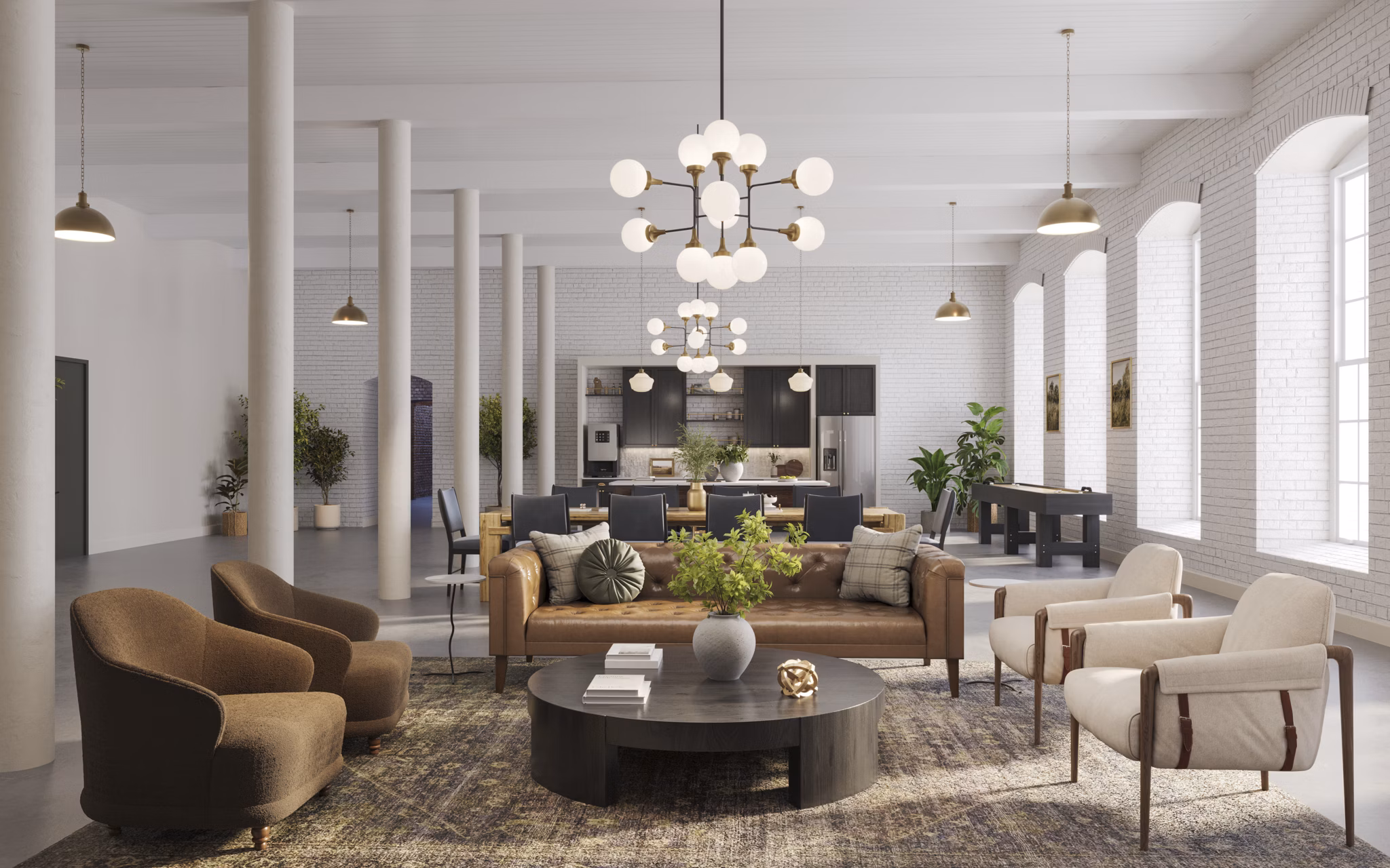 rendering at The Lofts at King Mill Apartments