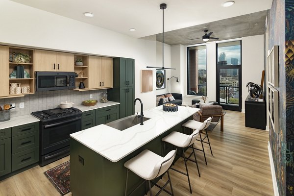 kitchen at Kingston Apartments 