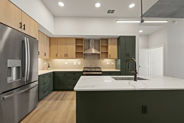 kitchen at Kingston Apartments 