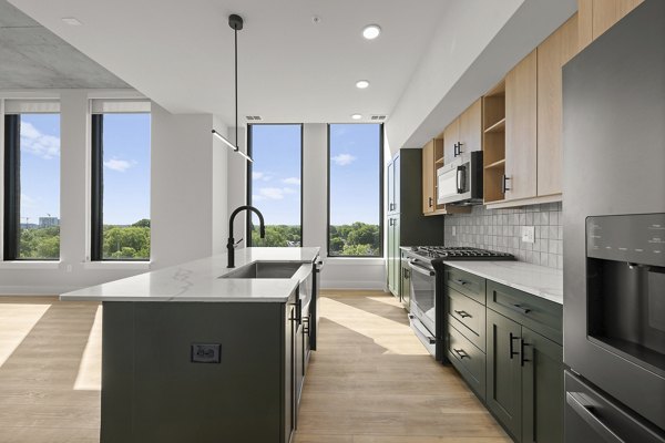 kitchen at Kingston Apartments 