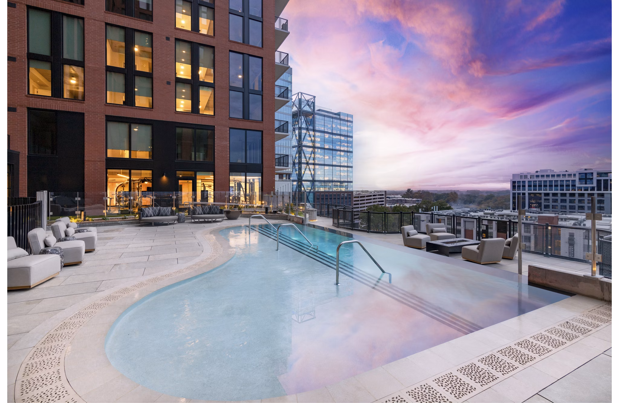 pool at Kingston Apartments 