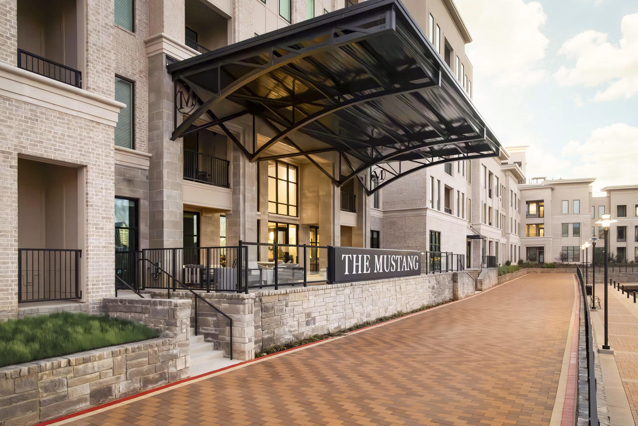 exterior at The Mustang Apartments 
