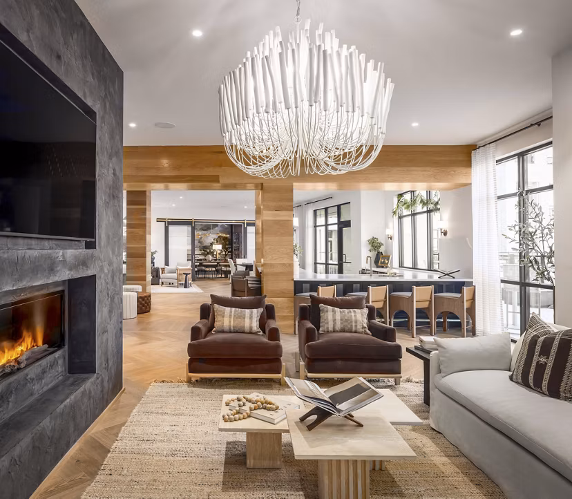 clubhouse at The Mustang Apartments 