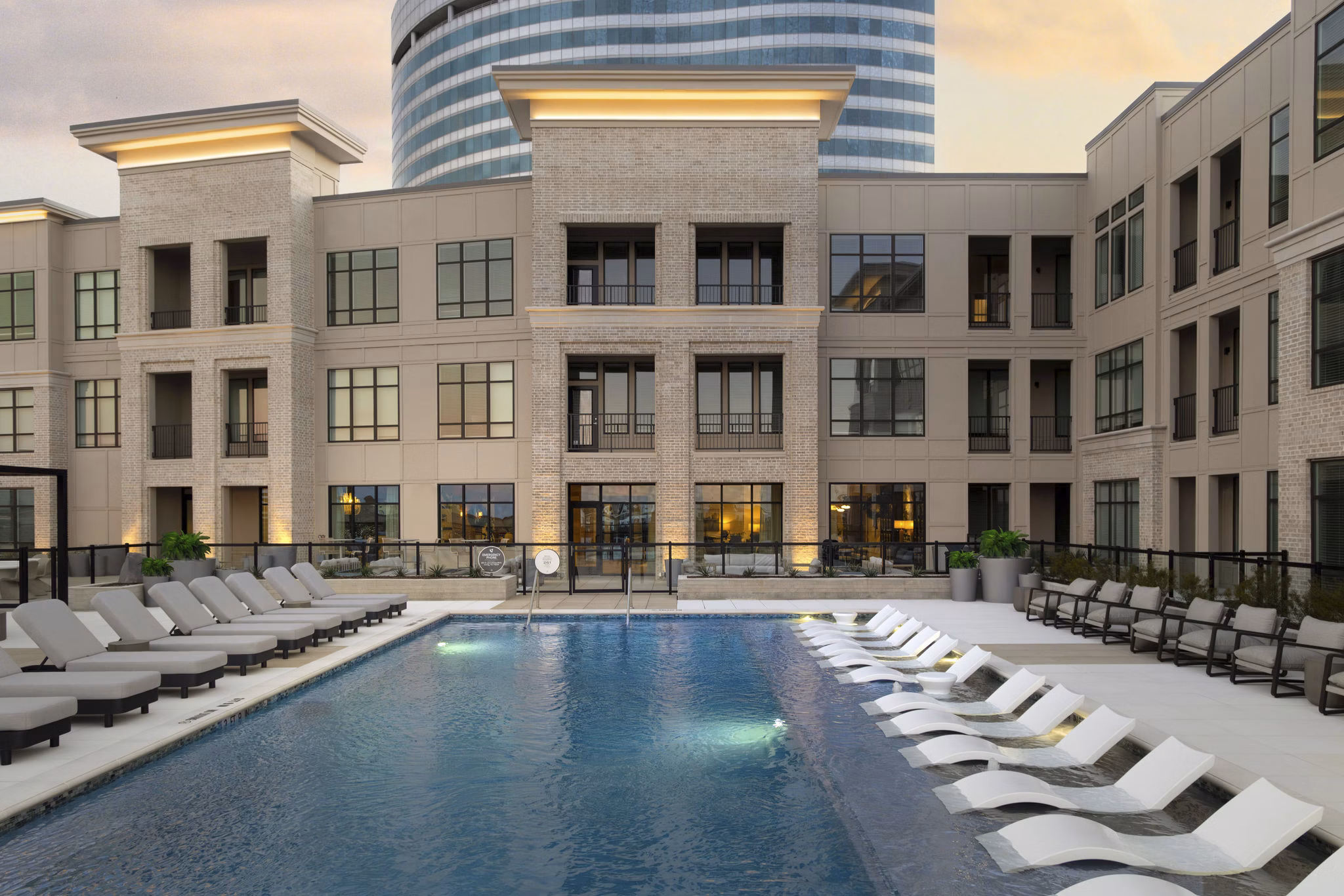 pool at The Mustang Apartments 