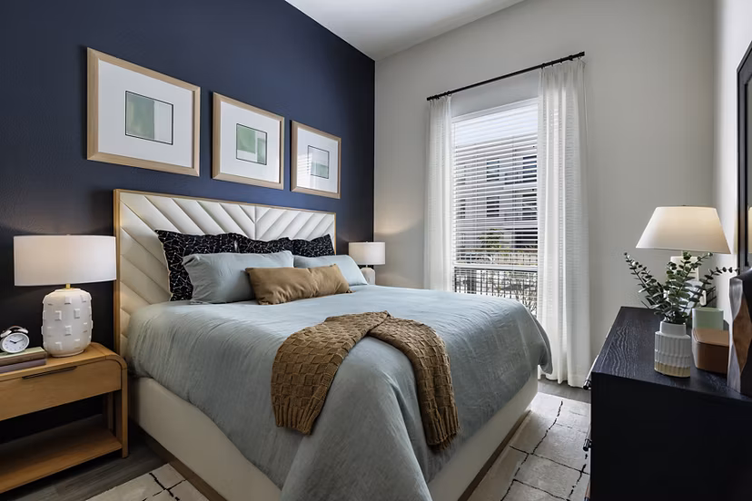 bedroom at Espiral Apartments