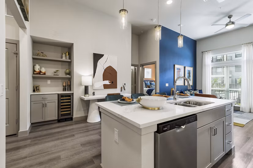 kitchen at Jovie Belterra Apartments