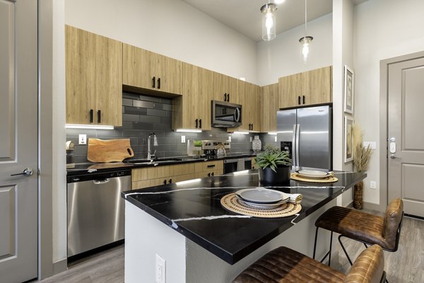 kitchen at Jovie Belterra Apartments