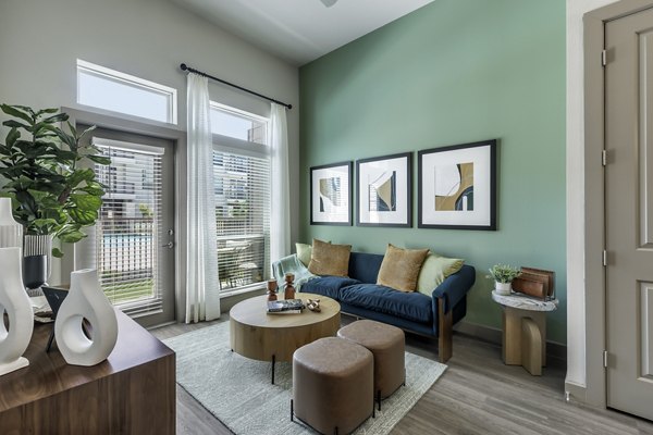 living room at Jovie Belterra Apartments