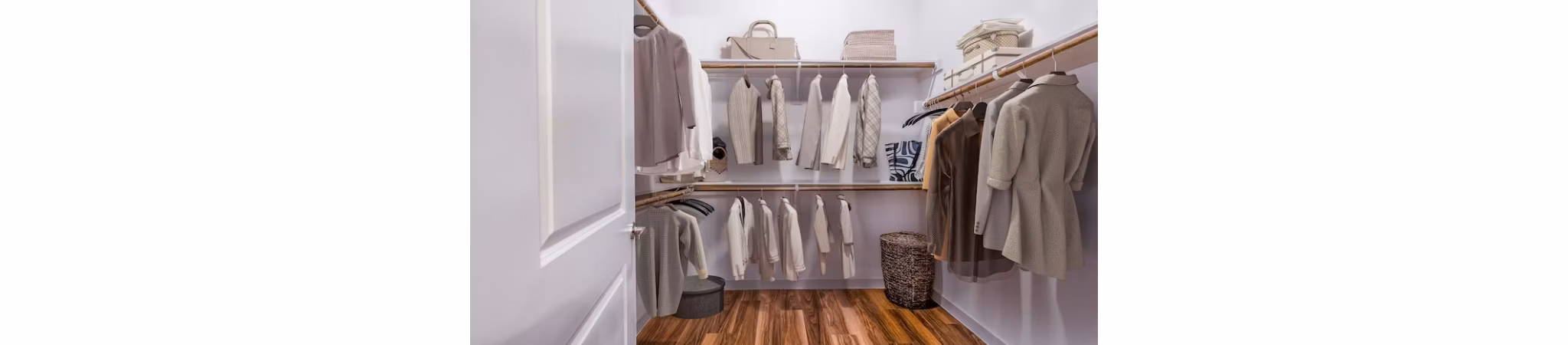 closet at Prose Greenbriar Apartments