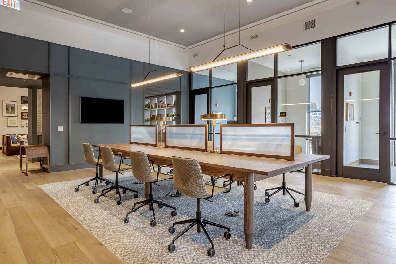 Work space at Flora