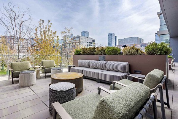 patio at Flora Apartments