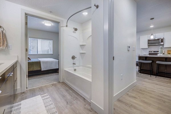 bathroom at The Focal Apartments