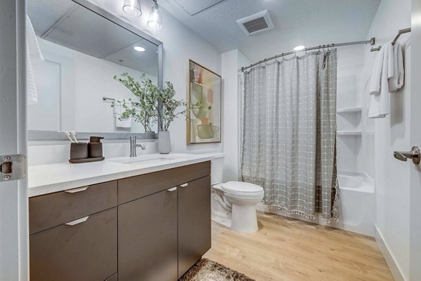 bathroom at The Focal Apartments