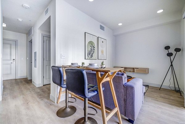 dining and living room at The Focal Apartments