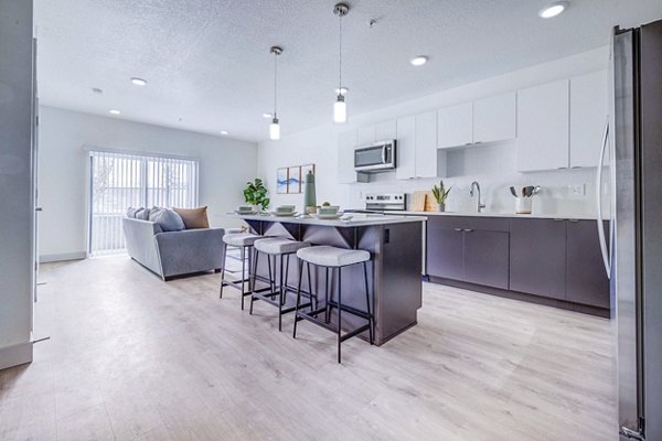 kitchen at The Focal Apartments