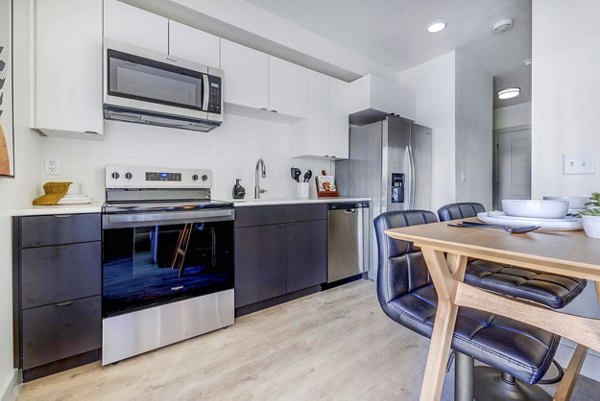 kitchen at The Focal Apartments
