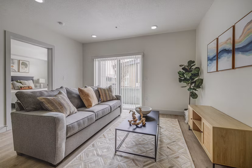 living room at The Focal Apartments Apartments
