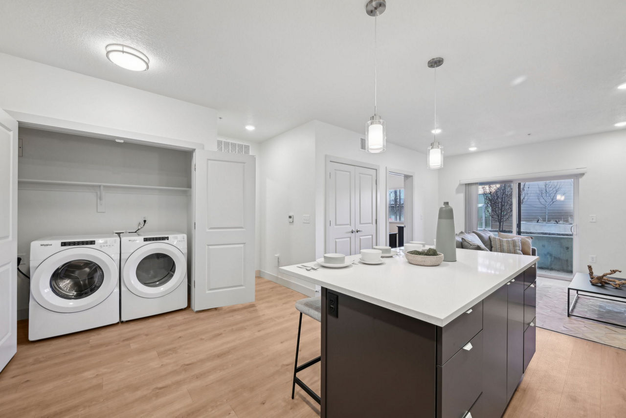 Laundry room at The Focal Apartments (1 of 2)