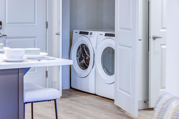 laundry room at The Focal Apartments