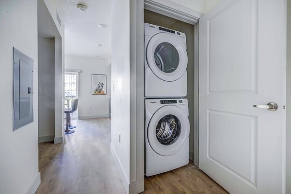 laundry room at The Focal Apartments