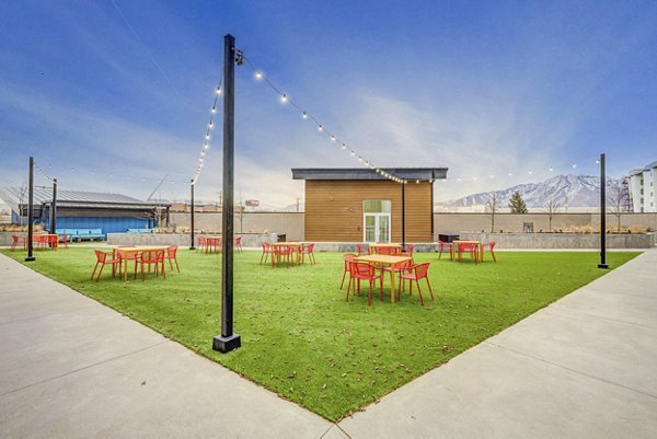 patio at The Focal Apartments